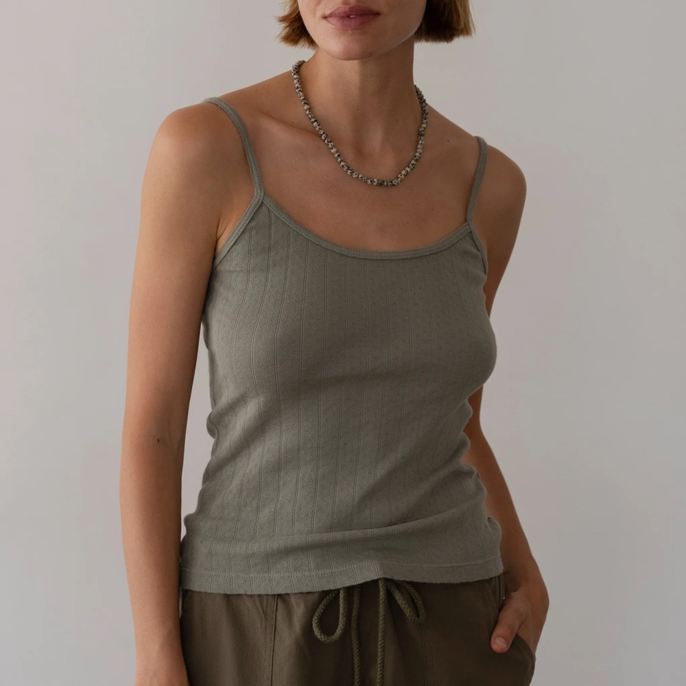 Donni The Pointelle Tank